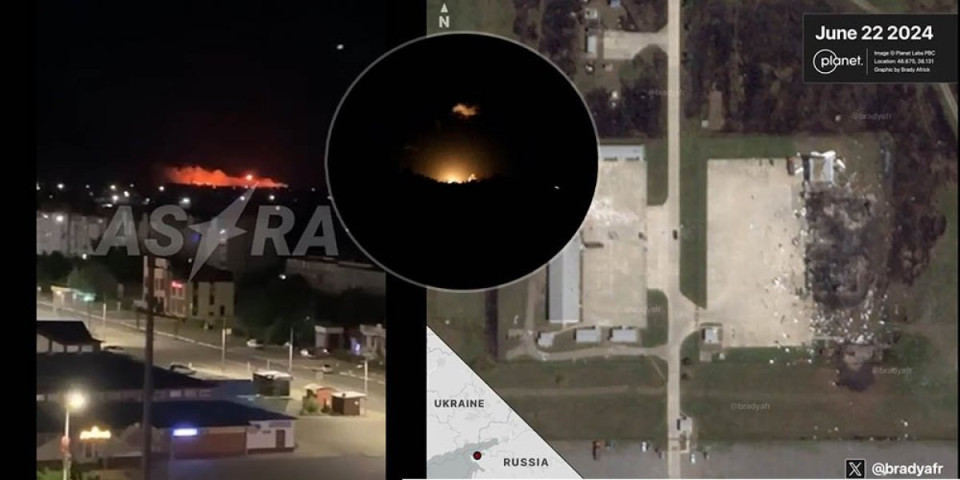 (VIDEO) Pakao u Rusiji! Ukrajina razorila ključno komandno mesto: Pojavili se stravični snimci, kamen na kamenu nije ostao!