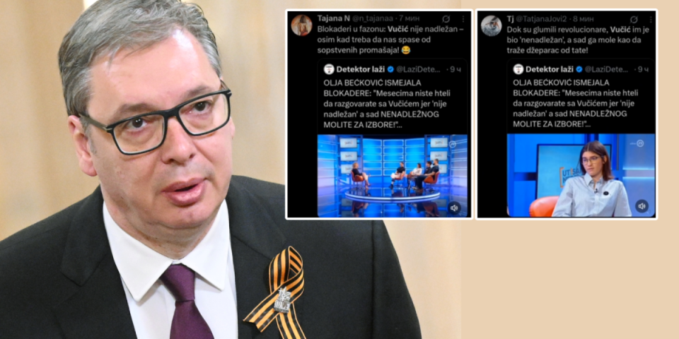 (VIDEO) Razlika kao nebo i zemlja! Dok se Vučić sreće sa svetskim liderima, blokaderi ismejani i od svojih simpatizera!