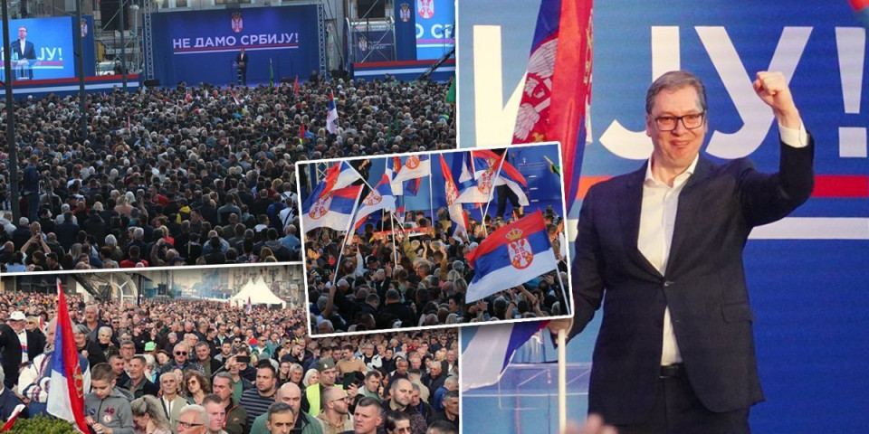 Vučić održao moćan skup u Nišu: Obratio se ogromnom broju ljudi i poslao bitne poruke (FOTO, VIDEO)
