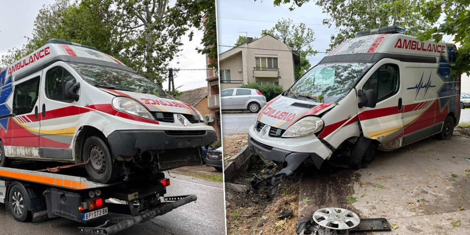 Sanitet sleteo s puta: Saobraćajna nezgoda u Bačkoj Palanci