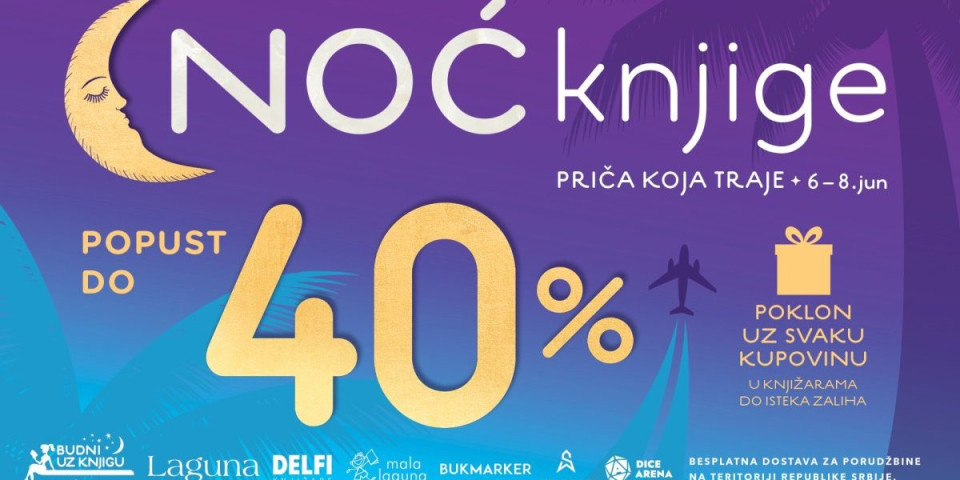 Priča koja traje - Noć knjige od 6. do 8. juna