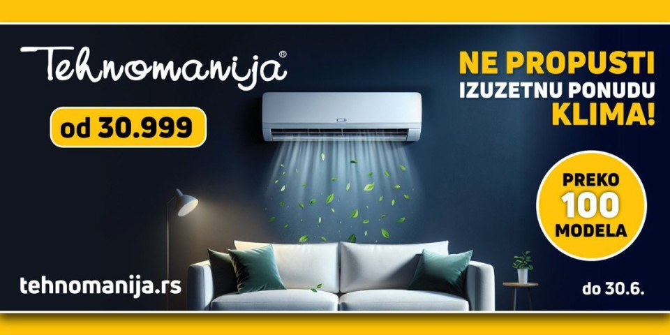Toplotni talasi stižu!? Osvežite se uz Tehnomaniju!